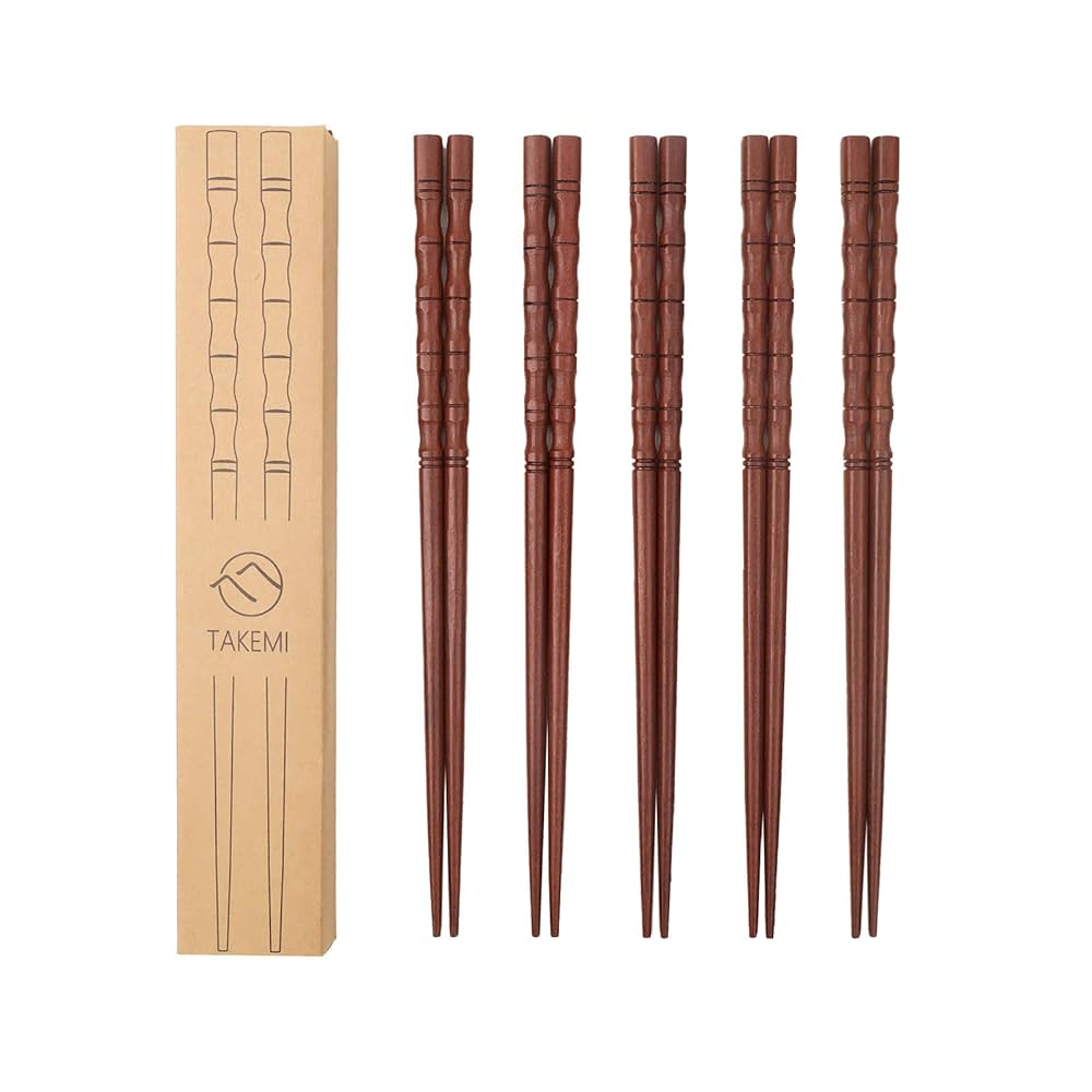 お箸　木製 みよし漆器本舗 【50％OFF】 天然木製 箸 六角 桜 赤 22.5cm お